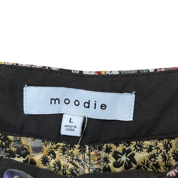 Moodie Floral Multicolor Women’s Shorts size large - Picture 2 of 4
